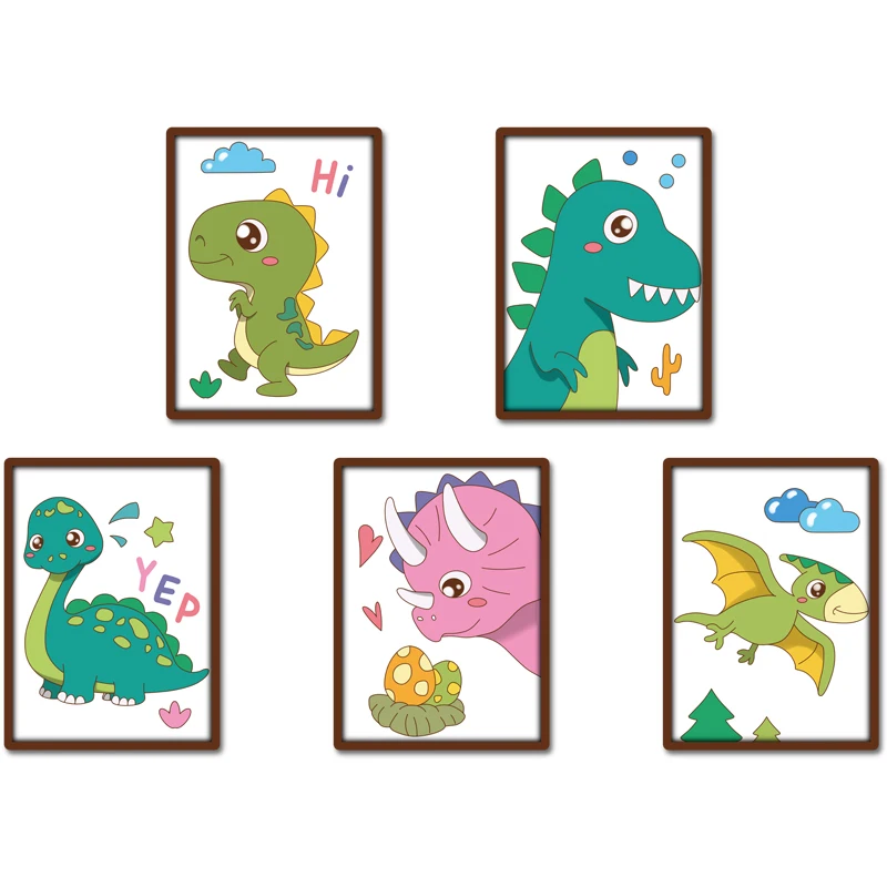 Cartoon Dinosaur Wall Stickers for Kids Room Nursery Kawaii Room Decor Anime Wallpaper Self-adhesive Murals Home Decor
Cartoon Dinosaur Wall Stickers for Kids Room Nursery Kawaii Room Decor Anime Wallpaper Self-adhesive Murals Home Decor