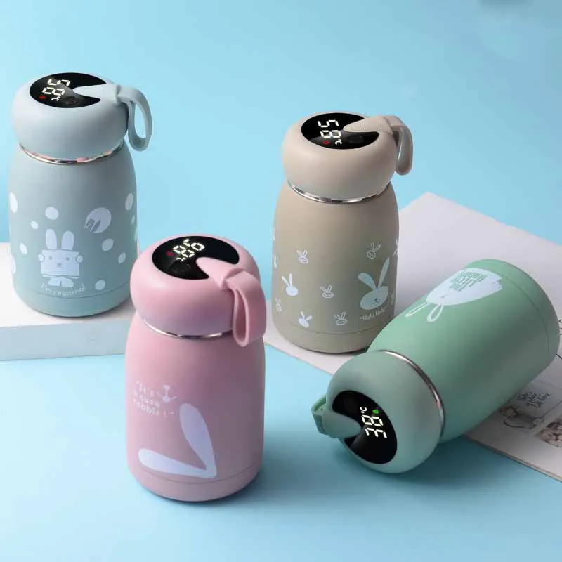 304 Stainless Steel Water Bottle Temperature LED Display Thermos Coffee Vacuum Flasks Tea Milk Children Gift 320ml Thermos Cup
304 Stainless Steel Water Bottle Temperature LED Display Thermos Coffee Vacuum Flasks Tea Milk Children Gift 320ml Thermos Cup