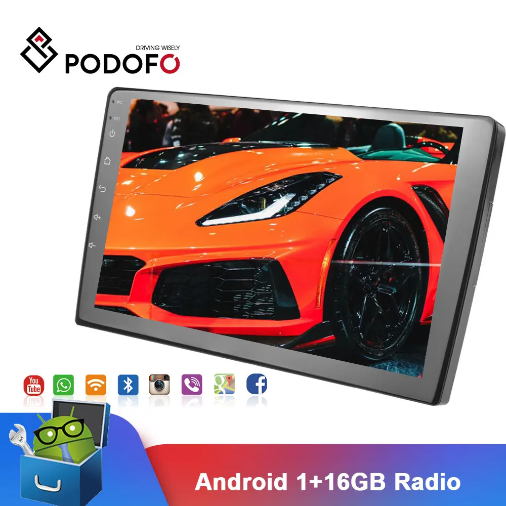 Автомобильный мультимедийный плеер Podofo, проигрыватель на Android, с 9 "экраном, GPS, Bluetooth, Wi-Fi, функцией Mirrorlink, типоразмер 2DIN
Автомобильный мультимедийный плеер Podofo, проигрыватель на Android, с 9 "экраном, GPS, Bluetooth, Wi-Fi, функцией Mirrorlink, типоразмер 2DIN