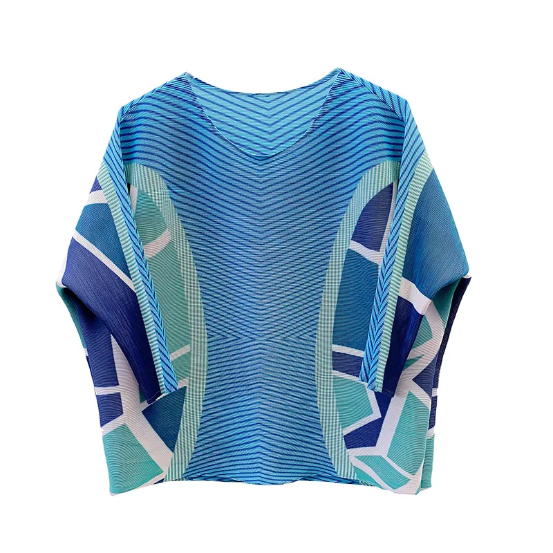 LANMREM Women T-shir Shirts Elegant Printed Pleated Long Sleeve O Neck Blue Black Shirt Ladies Tops 2021 Autumn Summer New YK027
LANMREM Women T-shir Shirts Elegant Printed Pleated Long Sleeve O Neck Blue Black Shirt Ladies Tops 2021 Autumn Summer New YK027