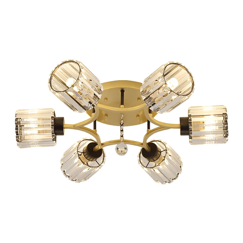 Simple and modern ceiling lamp warm and romantic light luxury living room dining room bedroom crystal lamp
Simple and modern ceiling lamp warm and romantic light luxury living room dining room bedroom crystal lamp