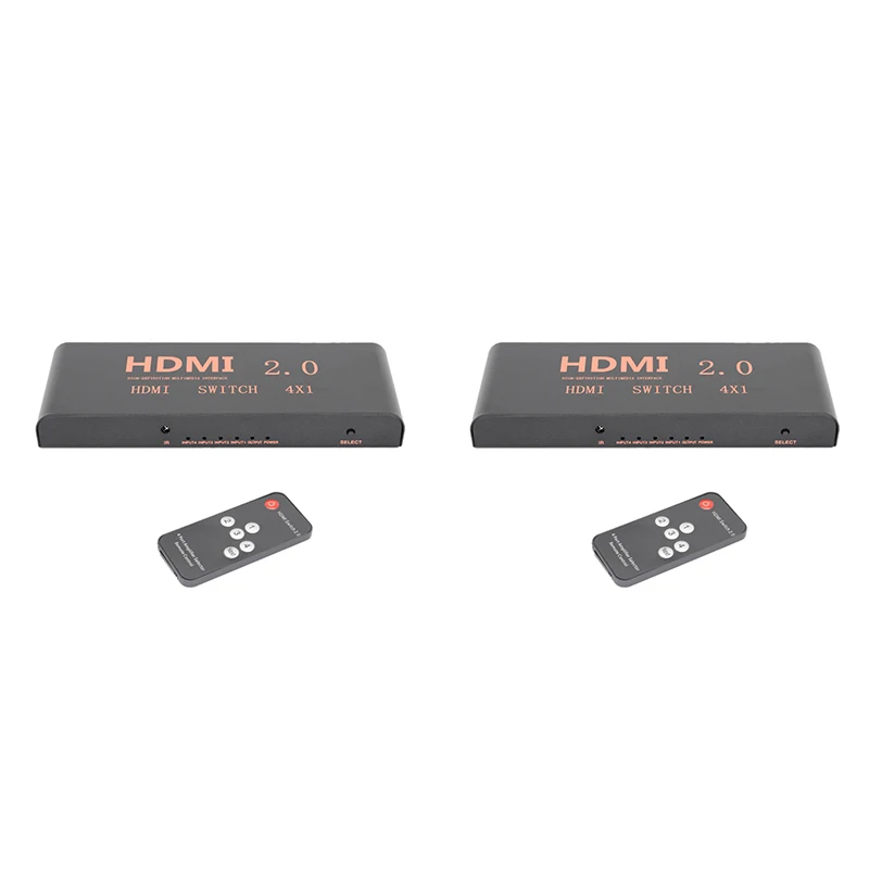 4 in 1 Out 2.0 Switcher 4K60HZ HD Switcher Support Blu-Ray Input/3D Output/HDCP2.2/HDR Dynamic
4 in 1 Out 2.0 Switcher 4K60HZ HD Switcher Support Blu-Ray Input/3D Output/HDCP2.2/HDR Dynamic