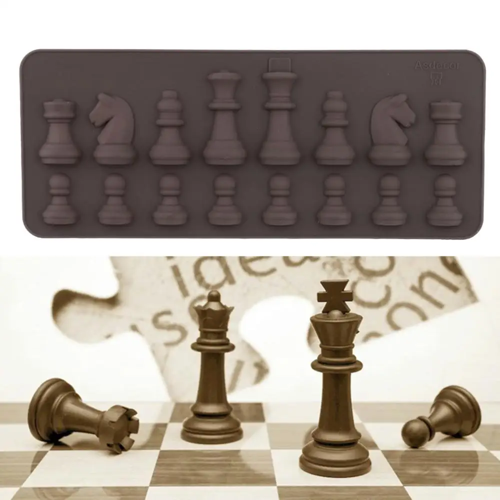 International Chess Shape Silicone Mold Fondant Cake DIY Clay Epoxy Resin Mold Chocolate Ice Cube Mold Kitchen Baking Tray Tool
International Chess Shape Silicone Mold Fondant Cake DIY Clay Epoxy Resin Mold Chocolate Ice Cube Mold Kitchen Baking Tray Tool