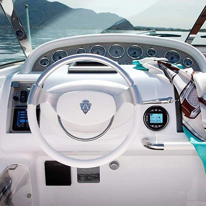 Waterproof Marine Bluetooth Boat Stereo Radio Digital Media Radio FM AM Car MP3 Player USB For ATV UTV SPA Motorcycle Yacht
Waterproof Marine Bluetooth Boat Stereo Radio Digital Media Radio FM AM Car MP3 Player USB For ATV UTV SPA Motorcycle Yacht