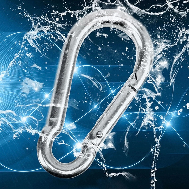 5pcs M4/M5/M6 Stainless Steel 304 Carabiner Carbine Spring Hook With Nut Lock Quick Link Lock Ring Carabiner
5pcs M4/M5/M6 Stainless Steel 304 Carabiner Carbine Spring Hook With Nut Lock Quick Link Lock Ring Carabiner