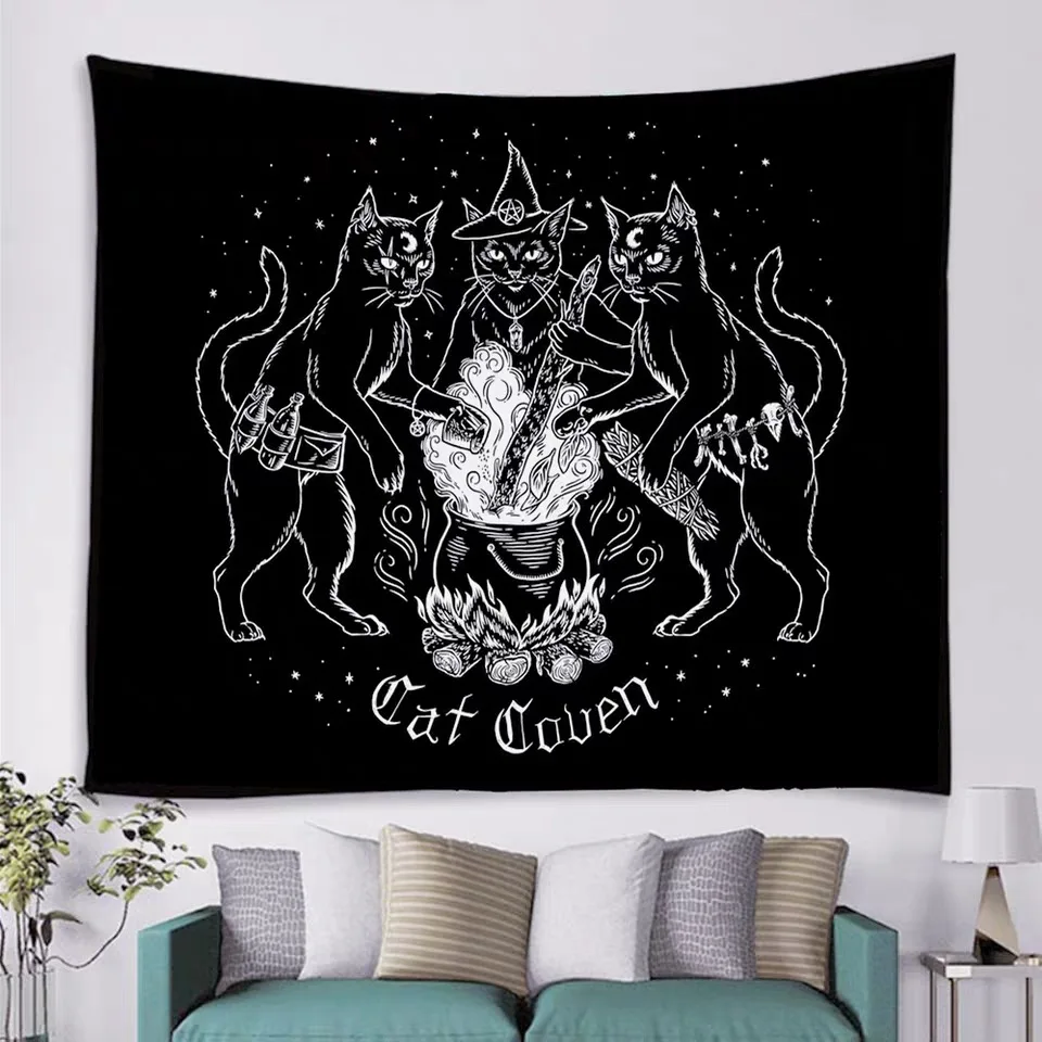 Black Skull Sun Moon Wall Hanging Tapestry Cloth Bedroom Decor Witchcraft Hippie Psychedelic Tapestry Wall Carpet Thin Blanket 
Black Skull Sun Moon Wall Hanging Tapestry Cloth Bedroom Decor Witchcraft Hippie Psychedelic Tapestry Wall Carpet Thin Blanket