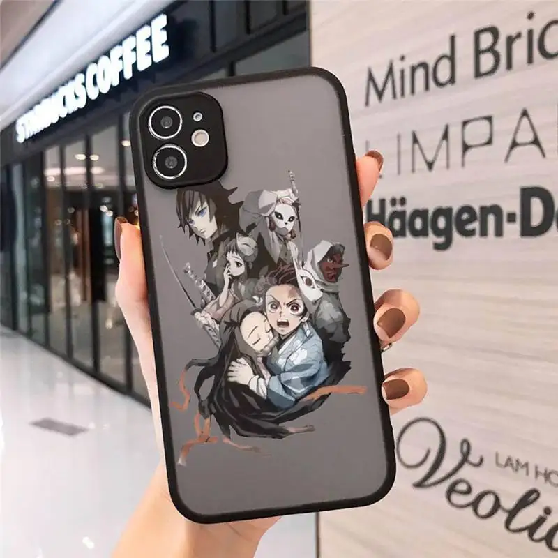 Anime Demon Slayer Phone Case matte transparent For iphone 7 8 11 12 plus mini x xs xr pro max cover
Anime Demon Slayer Phone Case matte transparent For iphone 7 8 11 12 plus mini x xs xr pro max cover