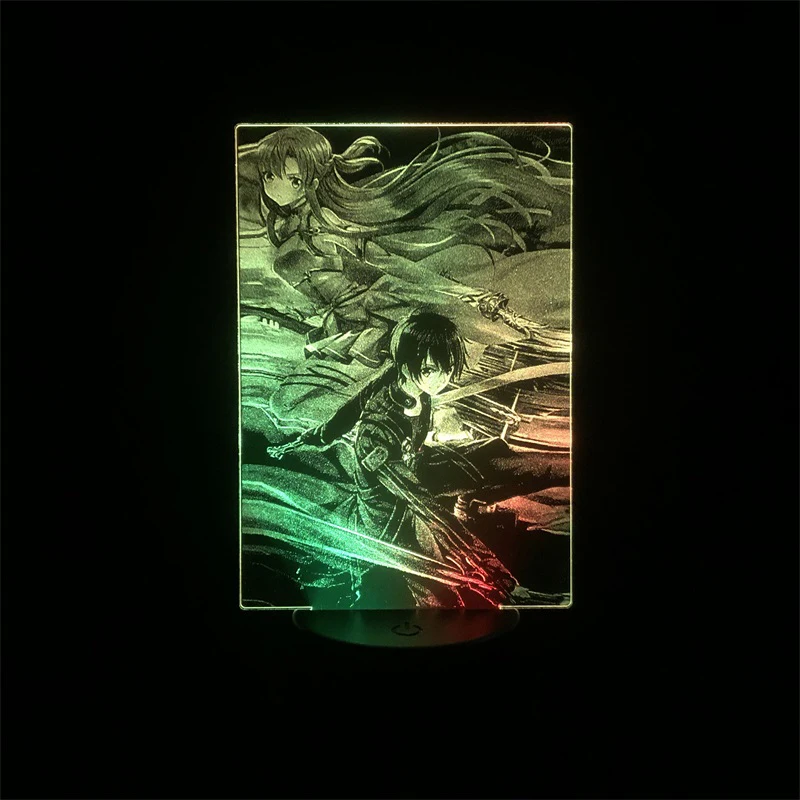Touch Sensor Sword Art Online Japanese Anime Manga Colorful Decor Two Tone Led Light Two Tone 3D Lamp Table Indoor Kid Present
Touch Sensor Sword Art Online Japanese Anime Manga Colorful Decor Two Tone Led Light Two Tone 3D Lamp Table Indoor Kid Present