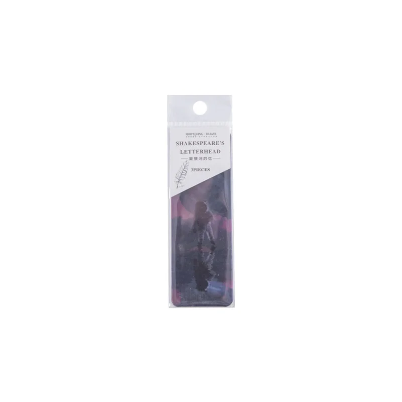 Shakespeare Letters Themed Bookmark Colorful Scenery PVC Reading Bookmarks Creative Book Page Marker Stationery Supplies
Shakespeare Letters Themed Bookmark Colorful Scenery PVC Reading Bookmarks Creative Book Page Marker Stationery Supplies
