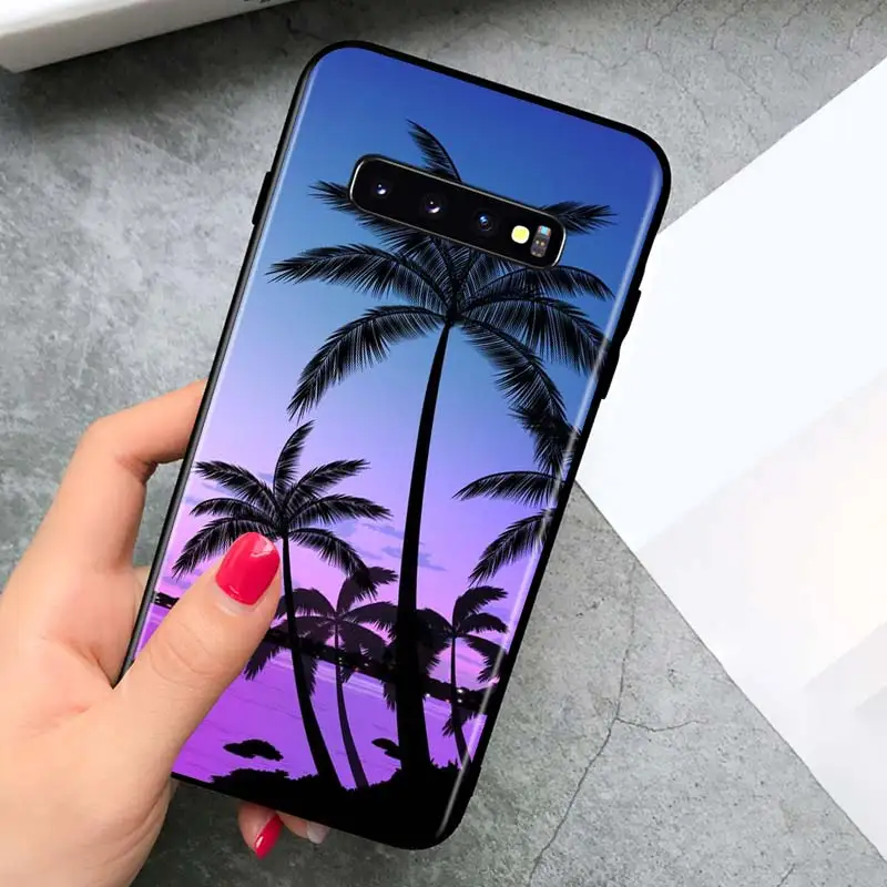 Palm trees Summer beach for Samsung Galaxy S21 Ultra Plus Note 20 10 9 8 S10 S9 S8 S7 S6 Edge Plus Black Phone Case 
Palm trees Summer beach for Samsung Galaxy S21 Ultra Plus Note 20 10 9 8 S10 S9 S8 S7 S6 Edge Plus Black Phone Case