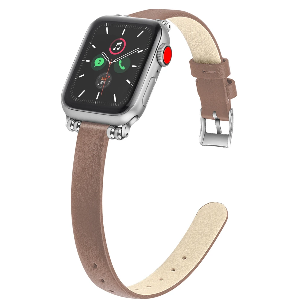 Correa for Apple Watch 38mm 40mm 42mm 44mm Band Thin Leather Bracelet for Iwatch Bands Strap Series 5 4 3 2 1 Pulseira Watchband
Correa for Apple Watch 38mm 40mm 42mm 44mm Band Thin Leather Bracelet for Iwatch Bands Strap Series 5 4 3 2 1 Pulseira Watchband