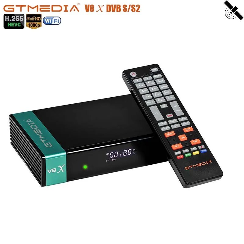 GTMEDIA V8X TV Box DVB S2 IPTV HEVC H.265 Receptor spain/Germany/Italy/Poland/portugal Satellite TV Receiver Tuner
GTMEDIA V8X TV Box DVB S2 IPTV HEVC H.265 Receptor spain/Germany/Italy/Poland/portugal Satellite TV Receiver Tuner