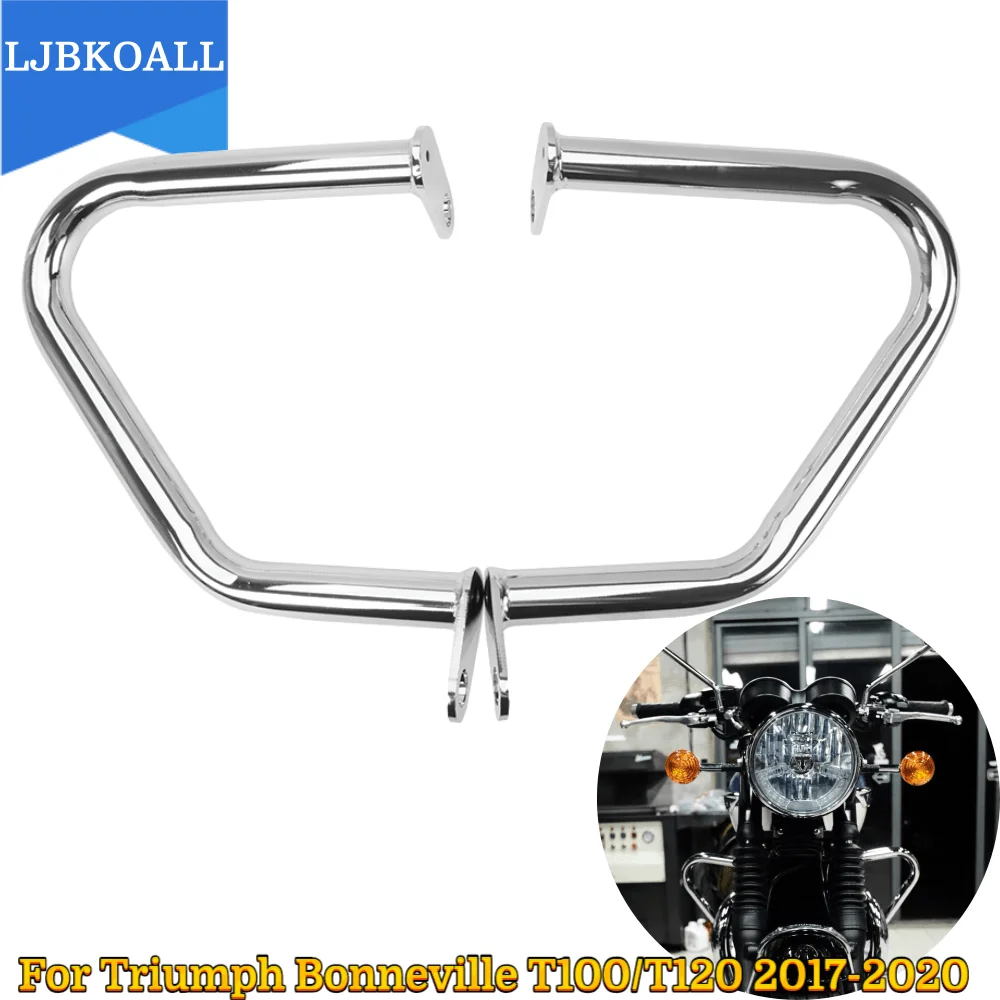 Motorcycle Highway Crash Bar Front Engine Guard For Triumph Bonneville Bobber T100 T120 2016-2022 2017 Thruxton R Speedmaster
Motorcycle Highway Crash Bar Front Engine Guard For Triumph Bonneville Bobber T100 T120 2016-2022 2017 Thruxton R Speedmaster
