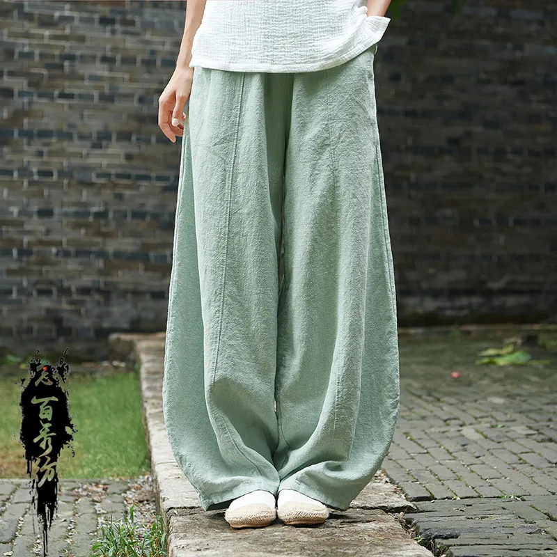 Loose Casual Soft Cotton And Hemp Women's Wear New Product Nianbaixiu Spinning National Style Zen Style Retro Show Thin Water
Loose Casual Soft Cotton And Hemp Women's Wear New Product Nianbaixiu Spinning National Style Zen Style Retro Show Thin Water