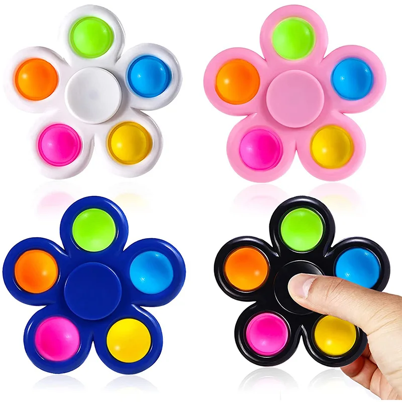 New Colourful Fidget Spinners 4 Pack Fidget Toys with Bubble Sensory Hand Spinners Toys Stress Relief Reducer for Kids XXY10
New Colourful Fidget Spinners 4 Pack Fidget Toys with Bubble Sensory Hand Spinners Toys Stress Relief Reducer for Kids XXY10