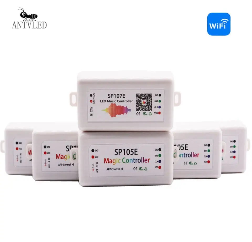 Bluetooth RGB контроллер SP105E для светодиодной ленты
Bluetooth RGB контроллер SP105E для светодиодной ленты