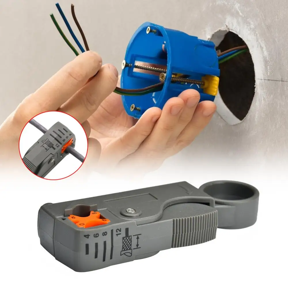 Automatic Wire Stripper Multi-Purpose Tool Crimping Tool Cable Tool Wire Stripper Rust Remover Wire Stripping and Cutting Tool 
Automatic Wire Stripper Multi-Purpose Tool Crimping Tool Cable Tool Wire Stripper Rust Remover Wire Stripping and Cutting Tool