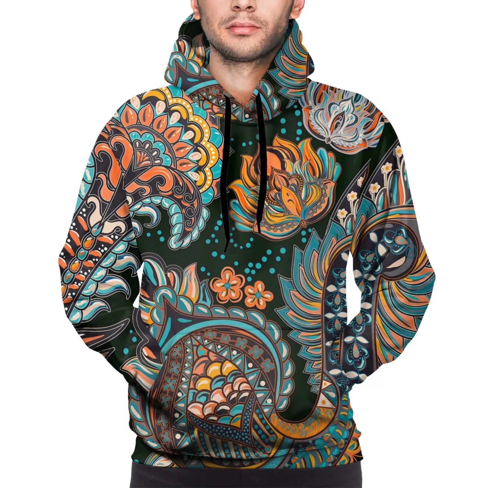 3 MOQ Polyester Materials Cashew Nut Pattern Print Pullovers Hip Hop Style Thicken Warm Oversized Hoodies Custom Big Pocket Top
3 MOQ Polyester Materials Cashew Nut Pattern Print Pullovers Hip Hop Style Thicken Warm Oversized Hoodies Custom Big Pocket Top