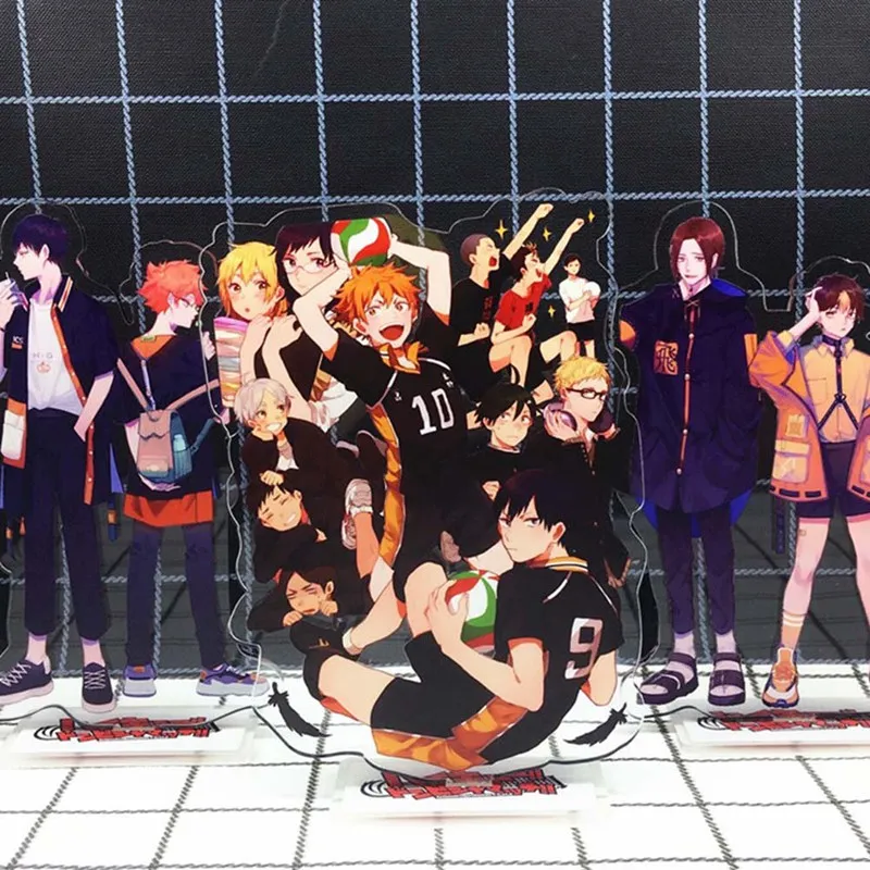 15cm Anime Haikyuu Figures Desk Plate Models Anime Acrylic Stand Model Toys Action Figures Decor Gift Fan Collection
15cm Anime Haikyuu Figures Desk Plate Models Anime Acrylic Stand Model Toys Action Figures Decor Gift Fan Collection