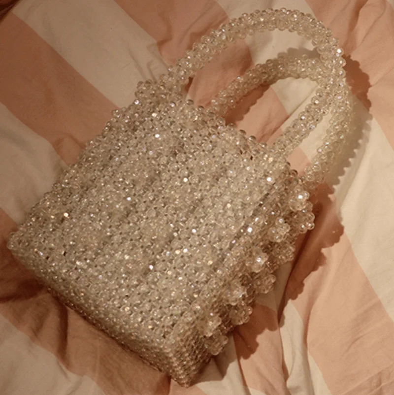 Женская вечерняя сумка с жемчугом, прозрачная сумка-тоут ручной работы с бусинами, 2021
Женская вечерняя сумка с жемчугом, прозрачная сумка-тоут ручной работы с бусинами, 2021