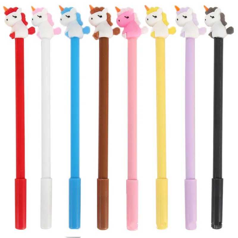 8Pcs/lot Kawaii Gel Pen Unicorn Pens For School Cute Stationery 0.5mm Pencil Black Ink Office Supplies Signature Pen Kids Gift
8Pcs/lot Kawaii Gel Pen Unicorn Pens For School Cute Stationery 0.5mm Pencil Black Ink Office Supplies Signature Pen Kids Gift