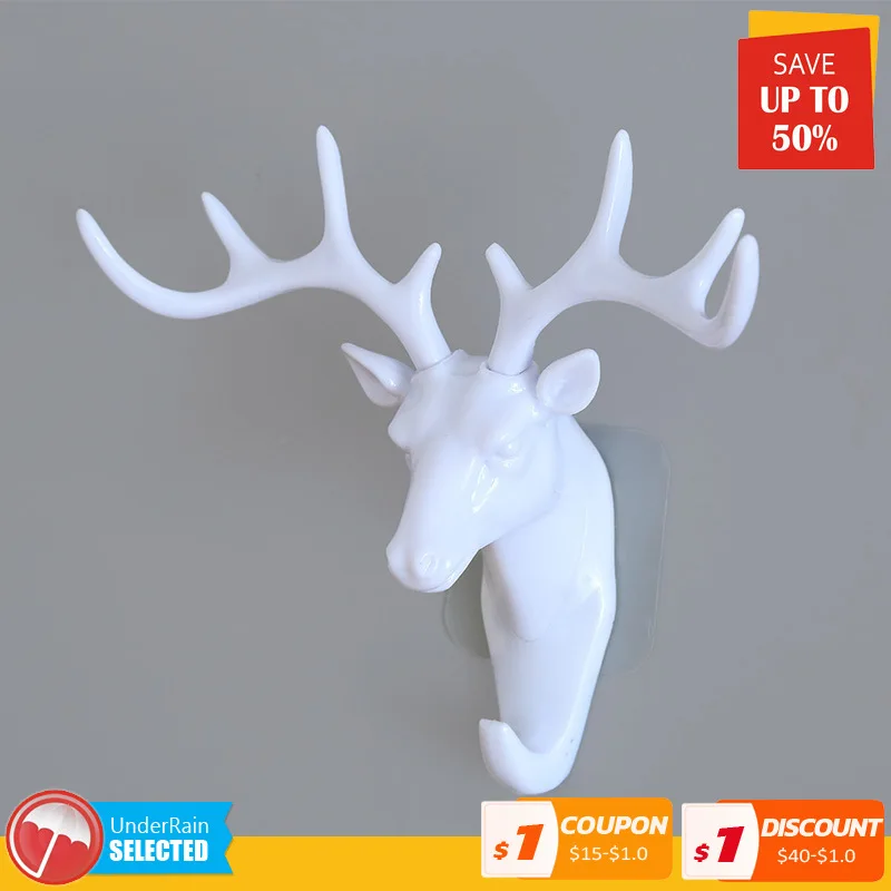 1pc 3D Antler Hook American Home Decoration Accessories Creative Deer Head Traceless Key Holder Wall Hook Coat Hanger Minimalist
1pc 3D Antler Hook American Home Decoration Accessories Creative Deer Head Traceless Key Holder Wall Hook Coat Hanger Minimalist