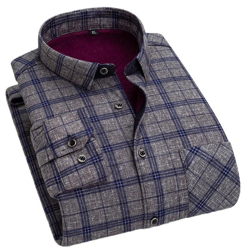 AOLIWEN Brand Winter 7XL Large Size Long Sleeve Warm Casual Shirts Men Flannel Warm Clothes Men Plus Velvet Thick Plaid Shirts
AOLIWEN Brand Winter 7XL Large Size Long Sleeve Warm Casual Shirts Men Flannel Warm Clothes Men Plus Velvet Thick Plaid Shirts