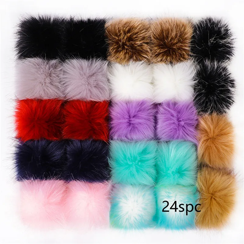 24pcs 8/10cm Coloful False Hairball Hat Ball Fur Pompom Fake Fox Fur Shoes Ball Pom Pom DIY Handmade Hat Clothing Accessories
24pcs 8/10cm Coloful False Hairball Hat Ball Fur Pompom Fake Fox Fur Shoes Ball Pom Pom DIY Handmade Hat Clothing Accessories
