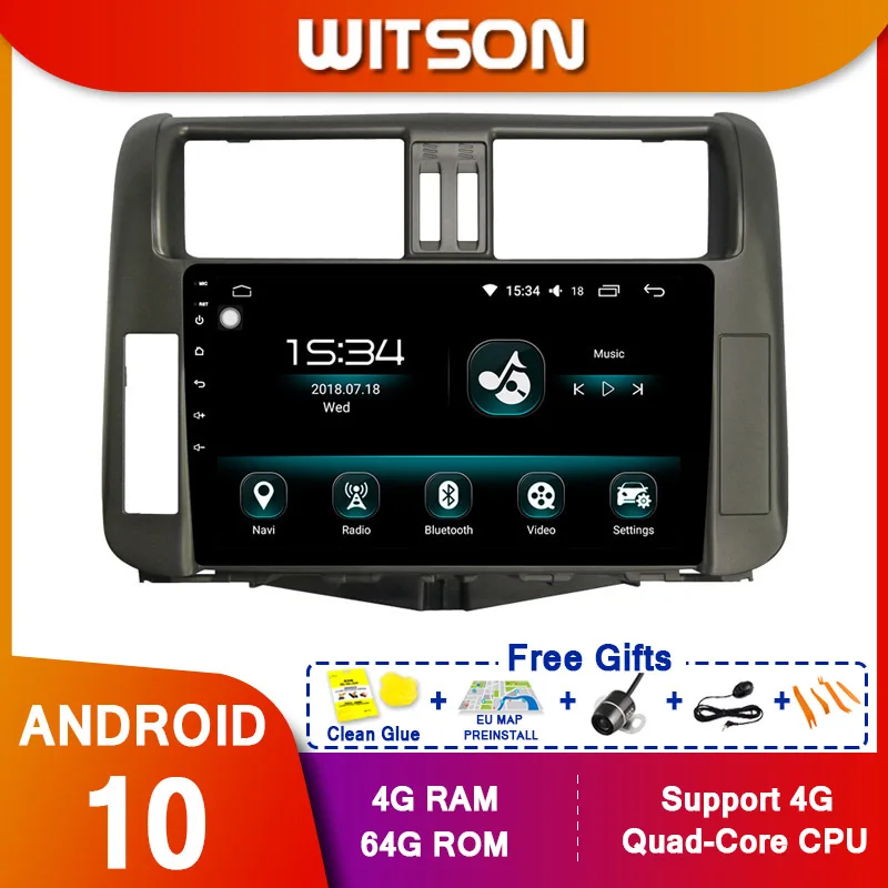 WITSON 9 "FULL HD сенсорный экран Android 10 0 Восьмиядерный Автомобильный GPS