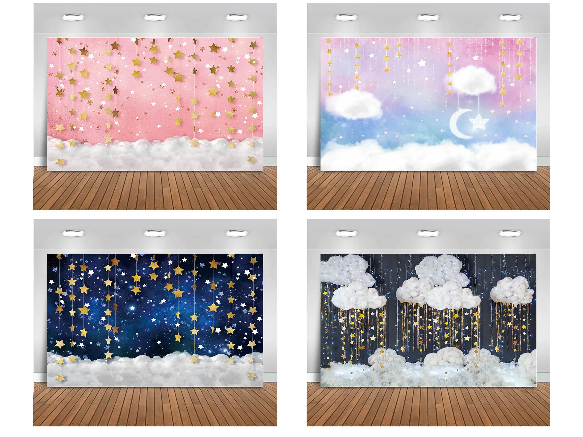 Starry Sky Night Cloud Photography Backdrop Newborn Baby Background Birthday Party Baby Shower Photo Photocall Photo Prop
Starry Sky Night Cloud Photography Backdrop Newborn Baby Background Birthday Party Baby Shower Photo Photocall Photo Prop