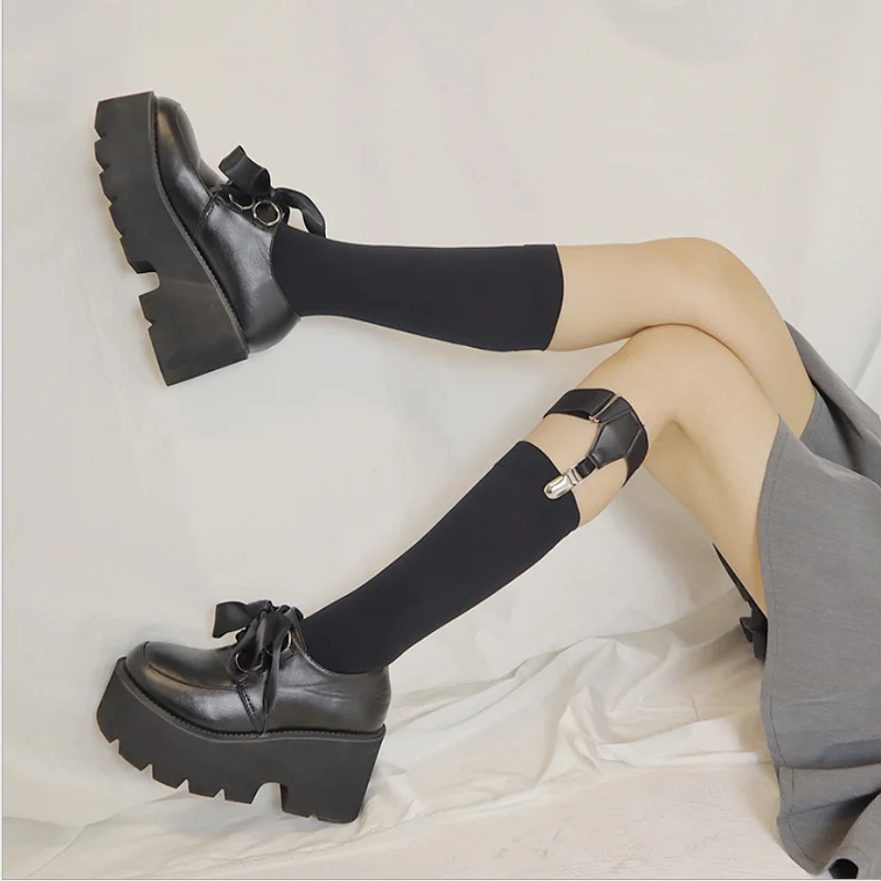 Women's Summer And Autumn Single Shoes Japanese College Bow Tie Lace Platform Thick Bottom Thick Heel Small Leather Shoes Cospla
Women's Summer And Autumn Single Shoes Japanese College Bow Tie Lace Platform Thick Bottom Thick Heel Small Leather Shoes Cospla
