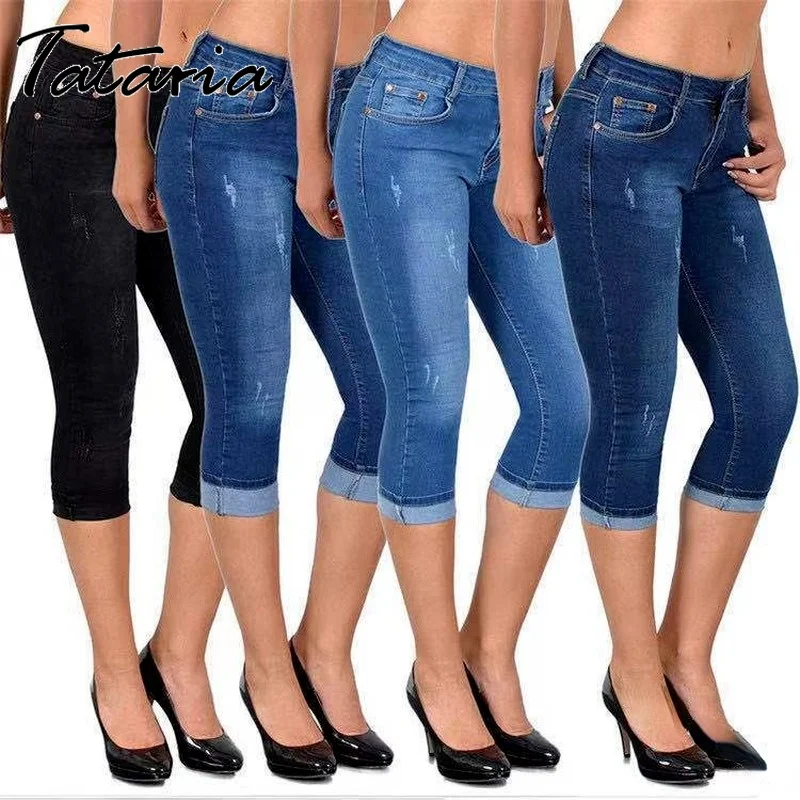 Фото Женские джинсы с высокой талией |