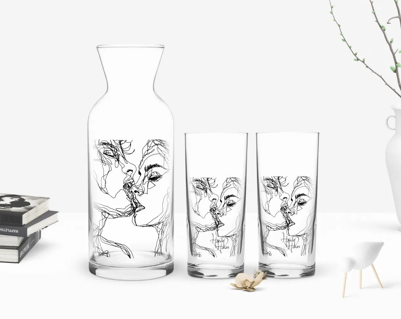 Персонализированная Красочная Печатная чашка Kiss Design Dual Arrack Cup и графин в подарок Seti-2
Персонализированная Красочная Печатная чашка Kiss Design Dual Arrack Cup и графин в подарок Seti-2