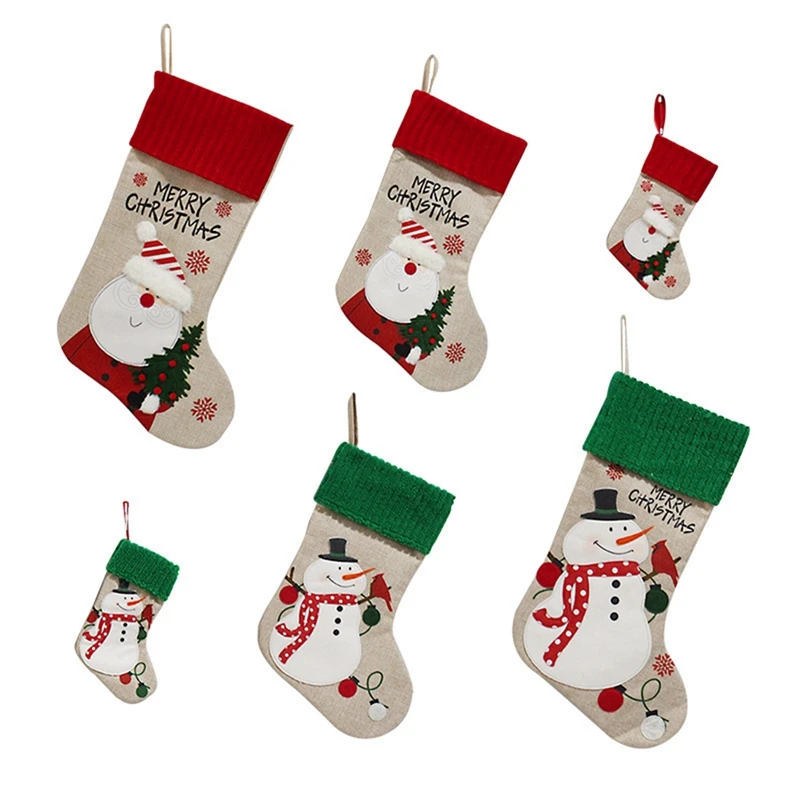 6Pcs Christmas Stocking Santa Claus Candy Gift Bag Xmas Tree Hanging Decor for Holiday Party Home Decoration
6Pcs Christmas Stocking Santa Claus Candy Gift Bag Xmas Tree Hanging Decor for Holiday Party Home Decoration