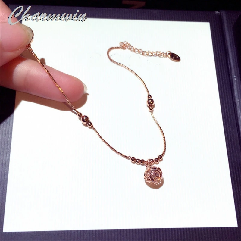 Korea New Fashion Hollow Ball Charm Bracelets Rose Gold And Silver Color Rhinestone Bracelet For Women Jewelry Female
Korea New Fashion Hollow Ball Charm Bracelets Rose Gold And Silver Color Rhinestone Bracelet For Women Jewelry Female
