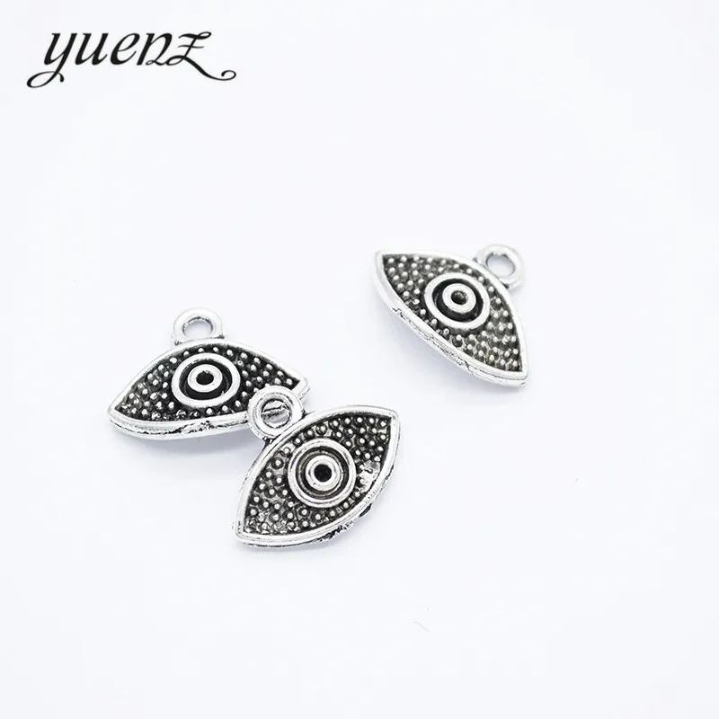 YuenZ 20pcs Antique silver color alloy Metal Devil eye pendant Charms for Jewelry Making Diy Handmade Jewelry 15*12mm I1108
YuenZ 20pcs Antique silver color alloy Metal Devil eye pendant Charms for Jewelry Making Diy Handmade Jewelry 15*12mm I1108