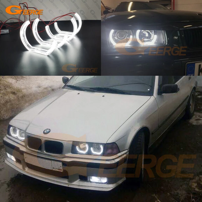 Для BMW E36 E38 E39 Z3 отлично DTM M4 Стиль ультра яркие светодиодные ангельские глазки DRL