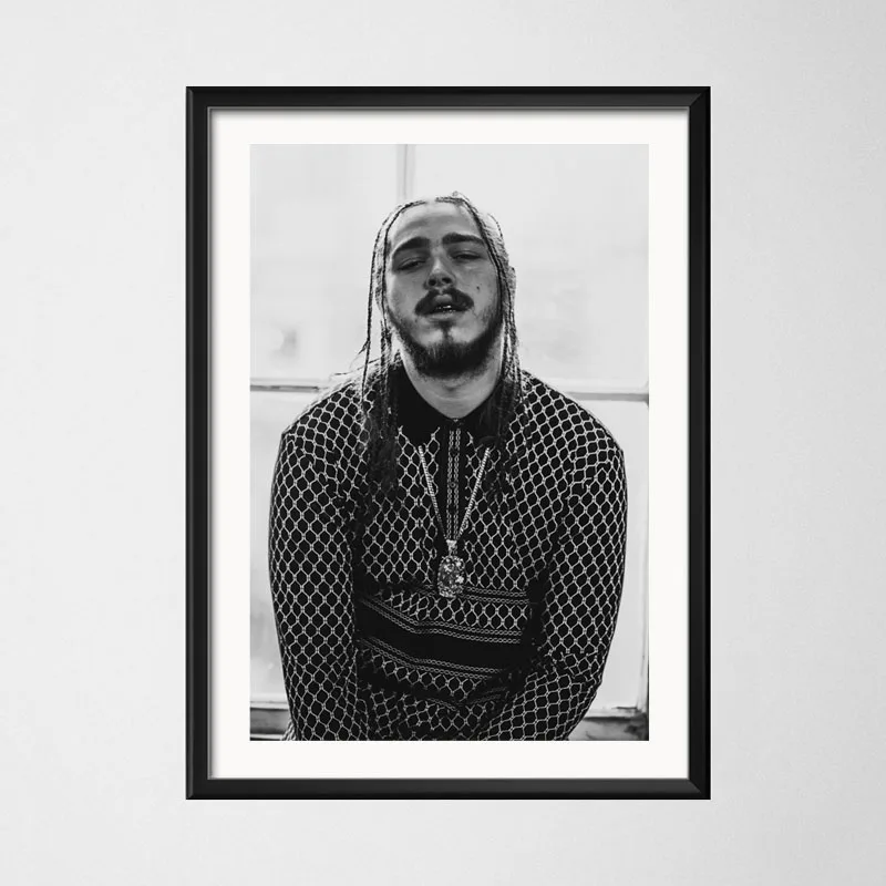 Фото Post Malone в стиле хип хоп Рэп звезда певица новая текстильная печать плакатов фото