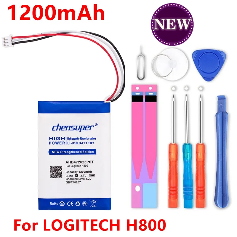 Top Brand 100% New 1200mAh Battery 533-000067 AHB472625PST 981-000337 for LOGITECH H800 in stock
Top Brand 100% New 1200mAh Battery 533-000067 AHB472625PST 981-000337 for LOGITECH H800 in stock