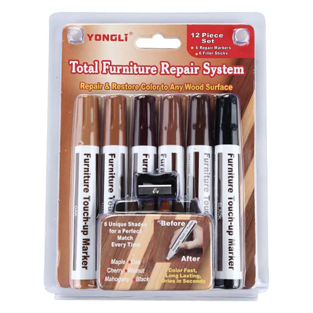 Furniture Repair Touch Up Markers Kit Wood Cabinet Floor Touch Up Markers Scratch Filler Remover Restore Kit
Furniture Repair Touch Up Markers Kit Wood Cabinet Floor Touch Up Markers Scratch Filler Remover Restore Kit