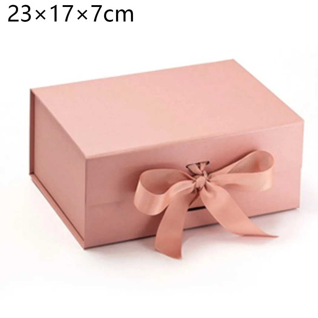 Folding Ribbon Magnetic Gift Box High Quality Rigid Thick Wrapped Bow Chocolate Candy Packaging Birthday Party New Year Gift Box
Folding Ribbon Magnetic Gift Box High Quality Rigid Thick Wrapped Bow Chocolate Candy Packaging Birthday Party New Year Gift Box