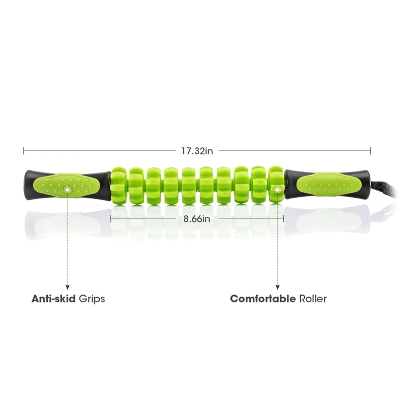 Muscle Roller Massage Stick for Yoga Fitness Sports Physical Therapy Recovery Equipment Trigger Point Leg Body Arm Back Shoulder
Muscle Roller Massage Stick for Yoga Fitness Sports Physical Therapy Recovery Equipment Trigger Point Leg Body Arm Back Shoulder