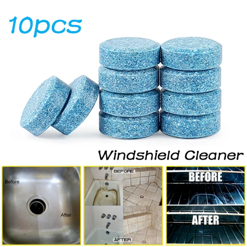 10pcs Universal Car Windshield Cleaner Glass Cleaning Window Home Floor Solid Cleaner Effervescent Tablets
10pcs Universal Car Windshield Cleaner Glass Cleaning Window Home Floor Solid Cleaner Effervescent Tablets