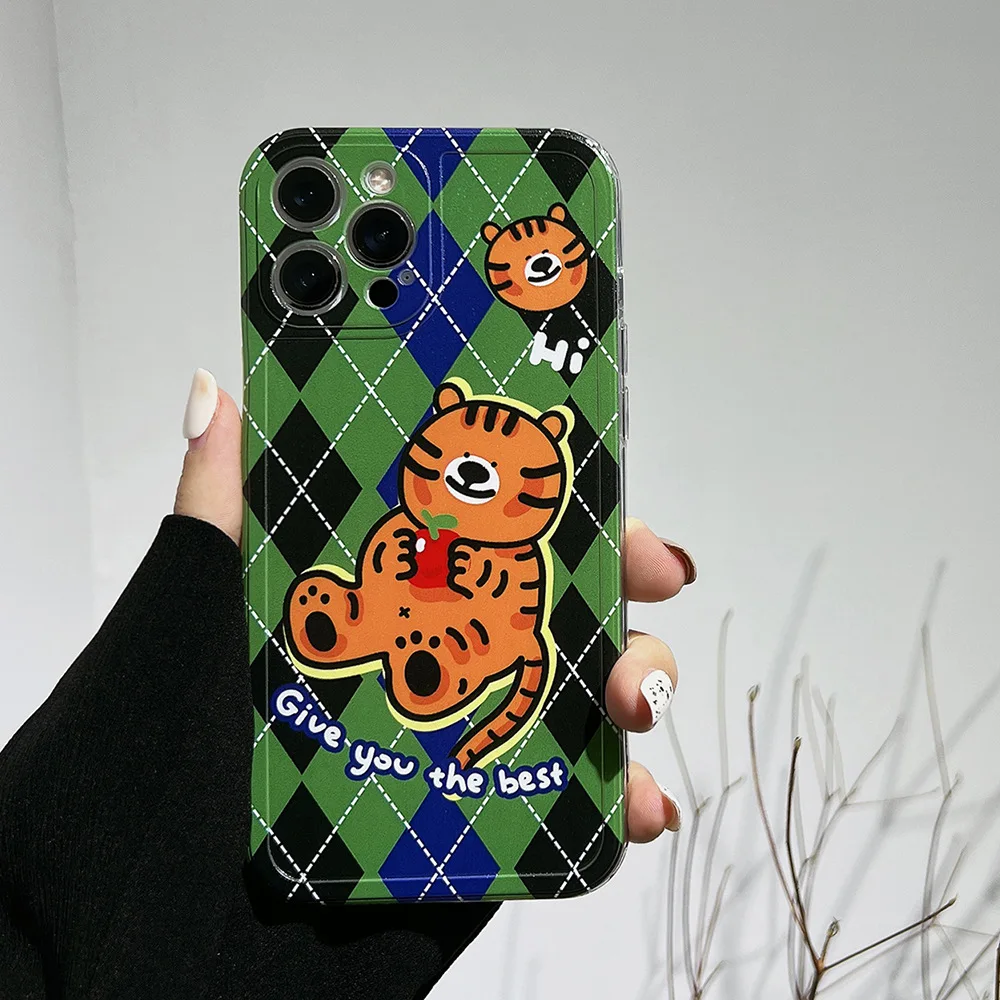 Funny Cute Cartoon Animal Tiger Korea Phone Case For iPhone 13 12 11 Pro Max Mini X Xs Max Xr 7 8 Plus Cases Soft Silicone Cover
Funny Cute Cartoon Animal Tiger Korea Phone Case For iPhone 13 12 11 Pro Max Mini X Xs Max Xr 7 8 Plus Cases Soft Silicone Cover