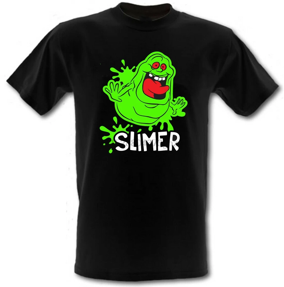 Slimer Ghostbusters ChlldrenS Fruit Of The Loom футболка для всех возрастов унисекс свободная