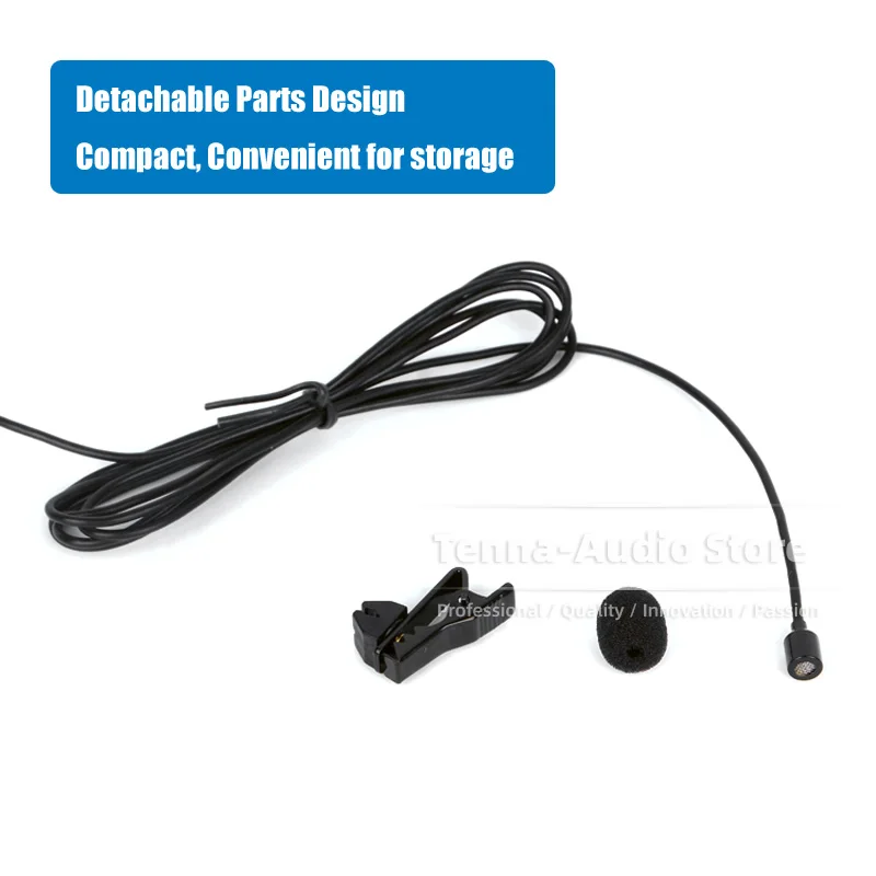 Петличный нагрудный зажим для микрофона 3 5 мм Saramonic UwMic9 TX9 TX 9 UWMIC 10 UwMic10 SR-WM4C