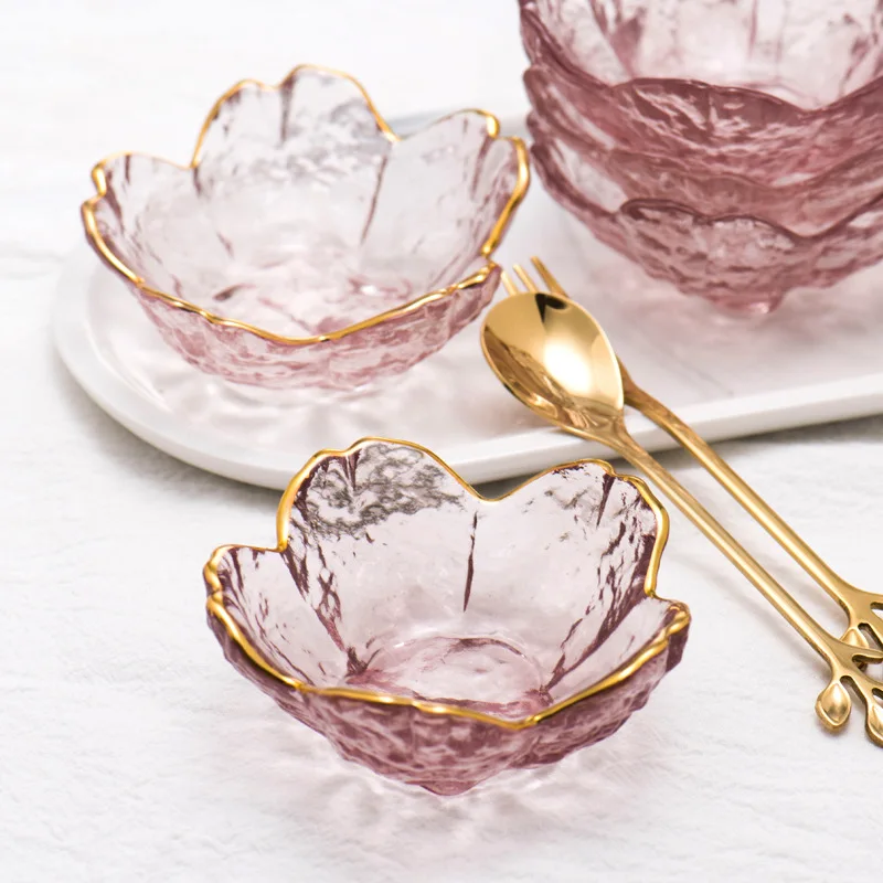 6pcs/set Nordic Cherry Blossom Small Glass Dish Kitchen Mini Seasoning Plate Sauce bowl For Ice Cream Fruit Sala
6pcs/set Nordic Cherry Blossom Small Glass Dish Kitchen Mini Seasoning Plate Sauce bowl For Ice Cream Fruit Sala