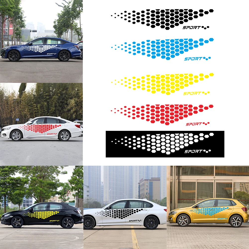 2PCS Universal Waterproof Car Stickers Side Skirt DIY Car Door Sticker Decoration Decal Automobiles Auto Exterior Accessories
2PCS Universal Waterproof Car Stickers Side Skirt DIY Car Door Sticker Decoration Decal Automobiles Auto Exterior Accessories