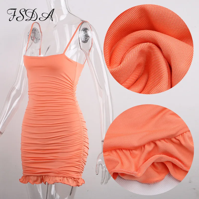 Ruffles Spaghetti Strap Dress Sexy Bodycon Mini Summer 2020 Ruched Sleeveless Backless Party Clubwear White Dresses Black
Ruffles Spaghetti Strap Dress Sexy Bodycon Mini Summer 2020 Ruched Sleeveless Backless Party Clubwear White Dresses Black