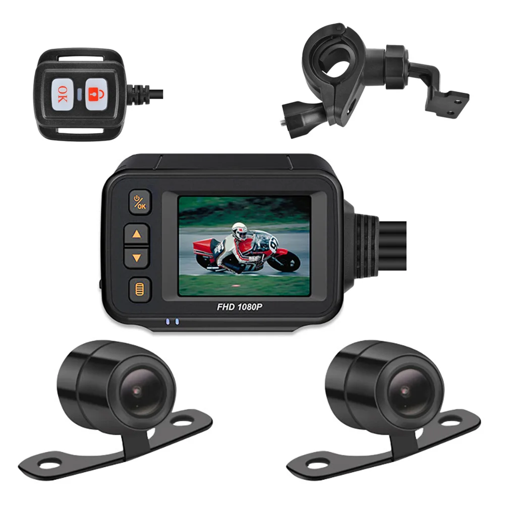 VODOOL Full Body Waterproof Motorcycle Camera 720P HD Front Rear View Driving Recorder DVR Dash Cam Logger Recorder Box 
VODOOL Full Body Waterproof Motorcycle Camera 720P HD Front Rear View Driving Recorder DVR Dash Cam Logger Recorder Box